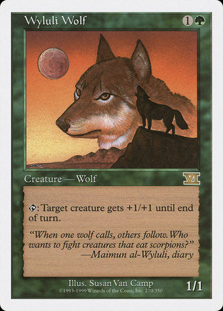 Wyluli Wolf [Classic Sixth Edition] | Cards and Coasters CA
