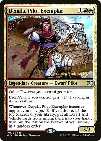 Depala, Pilot Exemplar [Kaladesh Promos] | Cards and Coasters CA