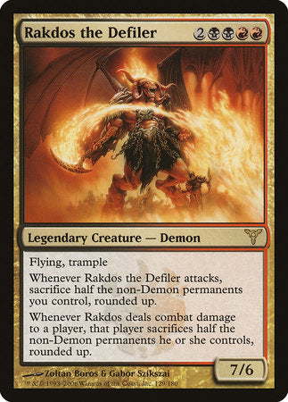 Rakdos the Defiler [Dissension] | Cards and Coasters CA