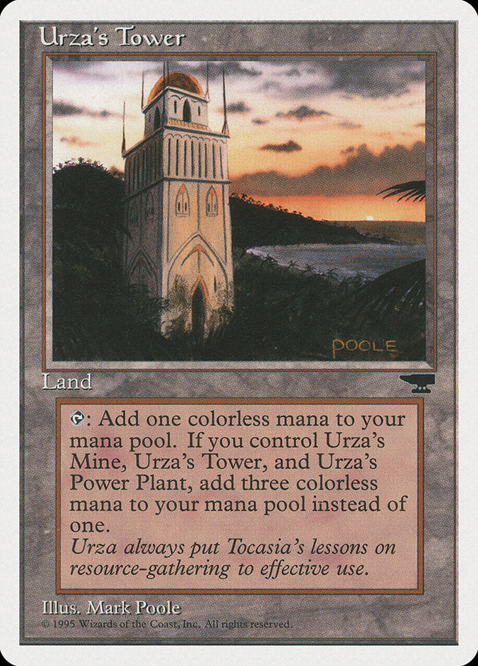 Urza's Tower (Sunset) [Chronicles] | Cards and Coasters CA