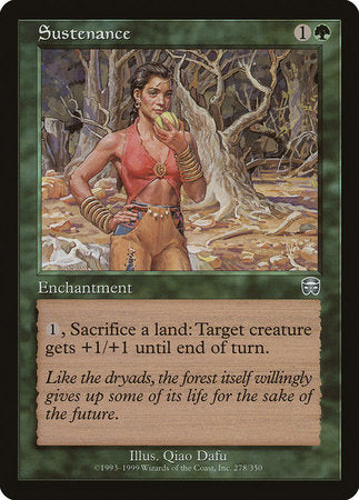 Sustenance [Mercadian Masques] | Cards and Coasters CA