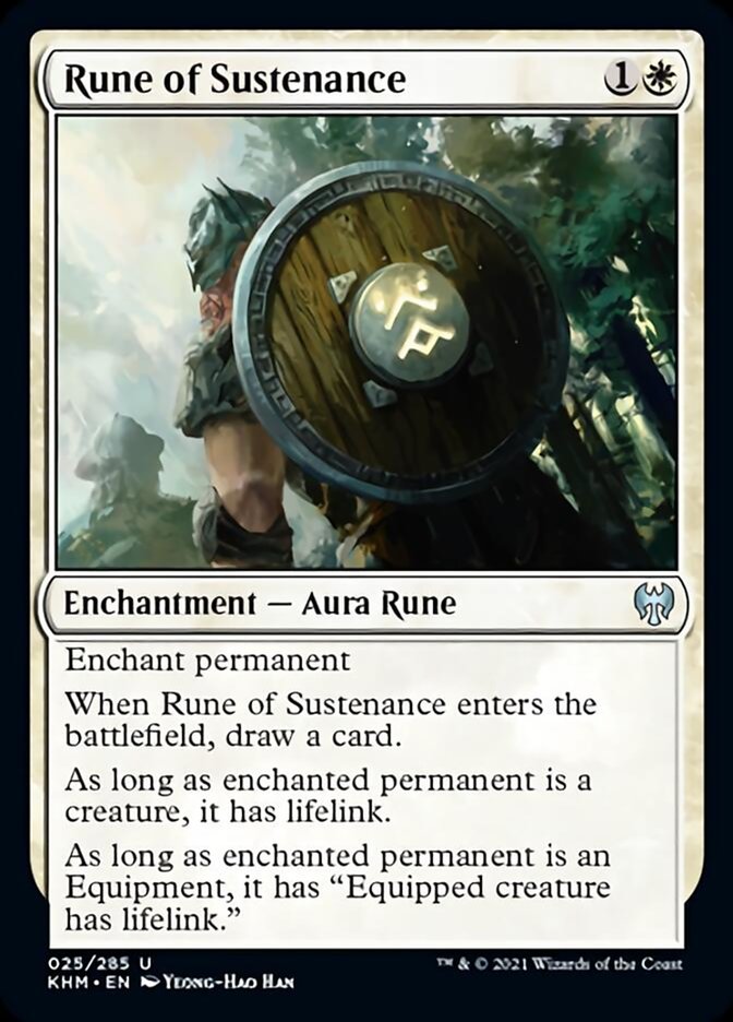 Rune of Sustenance [Kaldheim] | Cards and Coasters CA