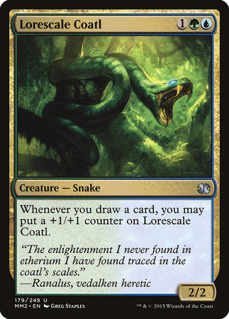 Lorescale Coatl [Modern Masters 2015] | Cards and Coasters CA