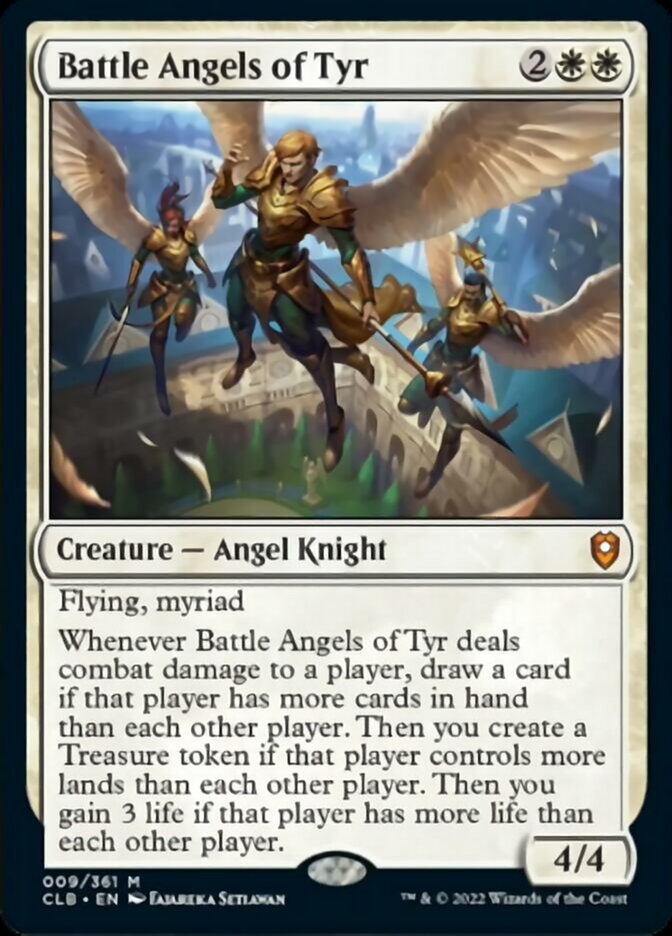 Battle Angels of Tyr [Commander Legends: Battle for Baldur's Gate] | Cards and Coasters CA