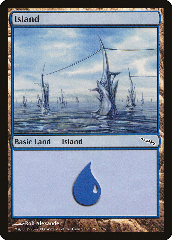 Island (292) [Mirrodin] | Cards and Coasters CA