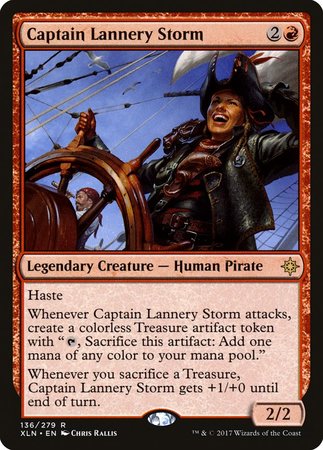 Captain Lannery Storm [Ixalan] | Cards and Coasters CA
