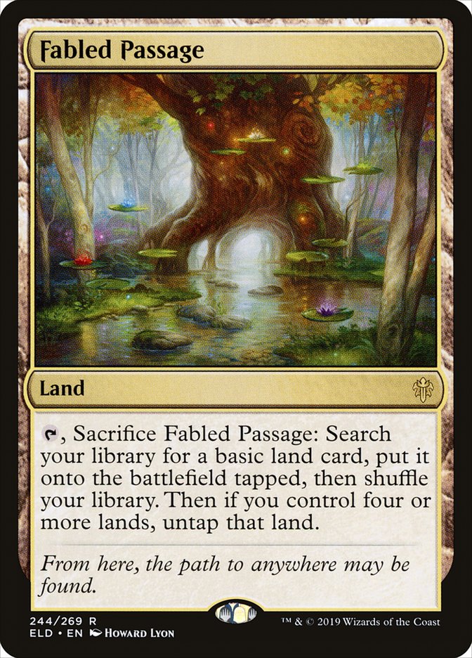 Fabled Passage [Throne of Eldraine] | Cards and Coasters CA