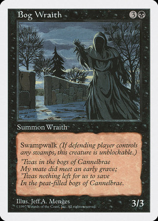 Bog Wraith [Fifth Edition] | Cards and Coasters CA