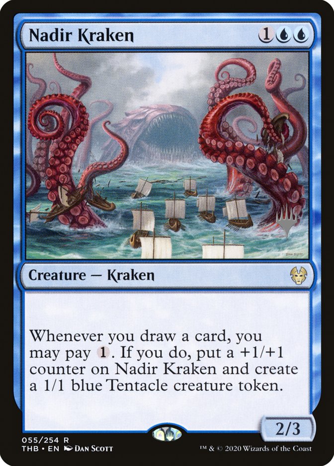 Nadir Kraken (Promo Pack) [Theros Beyond Death Promos] | Cards and Coasters CA