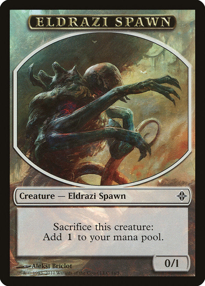 Eldrazi Spawn (1a/5) [Rise of the Eldrazi Tokens] | Cards and Coasters CA