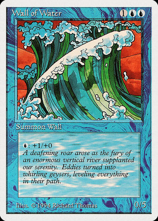 Wall of Water [Summer Magic / Edgar] | Cards and Coasters CA