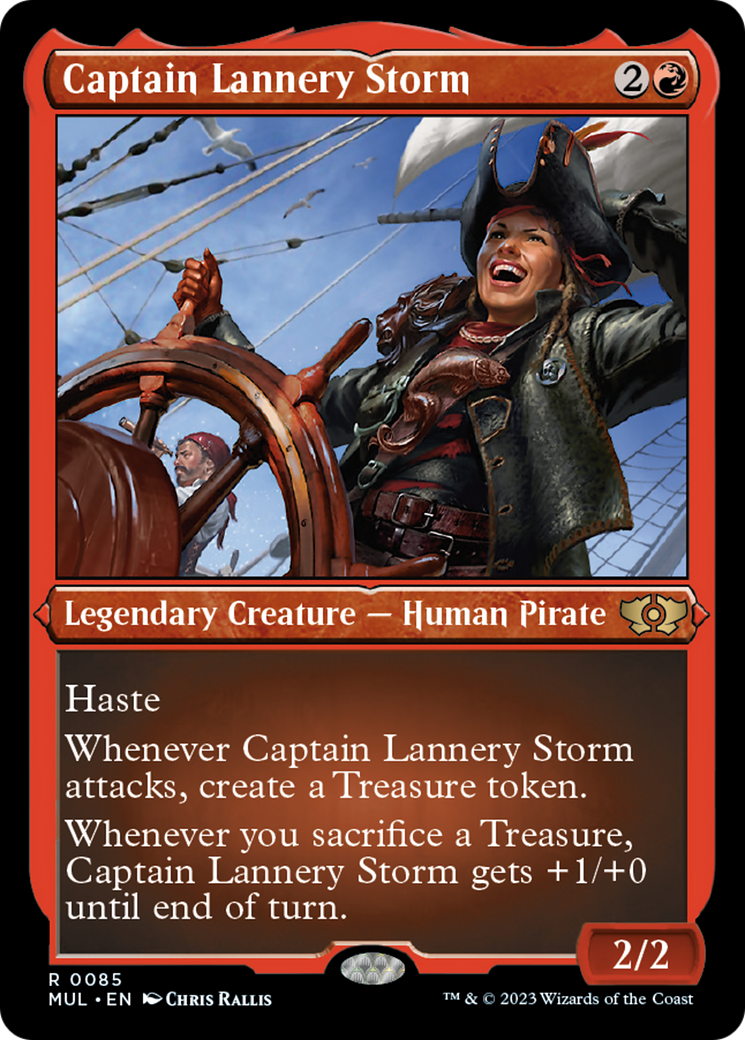 Captain Lannery Storm (Foil Etched) [Multiverse Legends] | Cards and Coasters CA