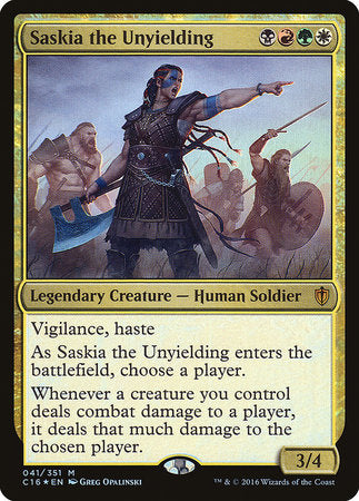 Saskia the Unyielding [Commander 2016] | Cards and Coasters CA