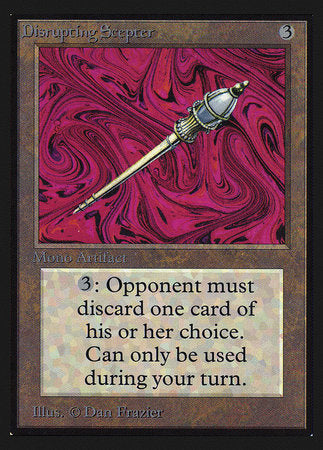 Disrupting Scepter (IE) [Intl. Collectors’ Edition] | Cards and Coasters CA