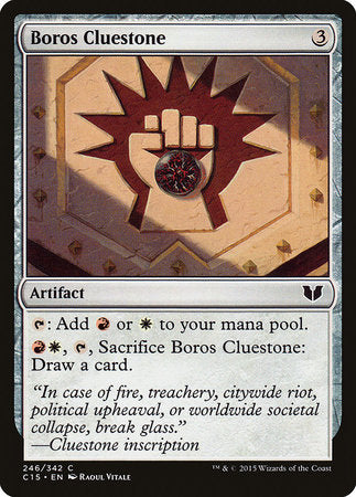 Boros Cluestone [Commander 2015] | Cards and Coasters CA