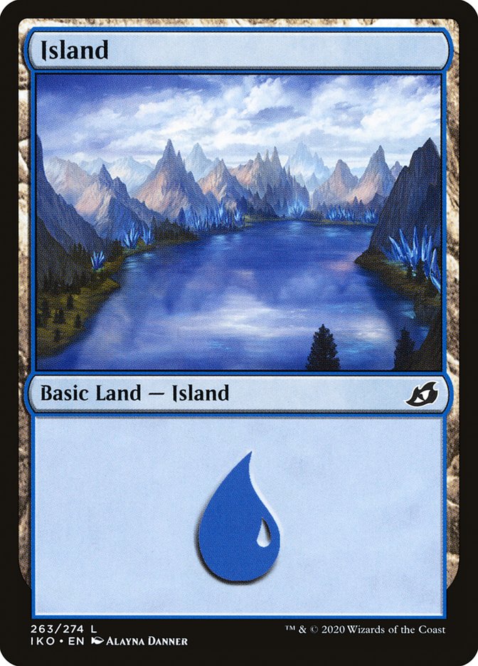 Island (263) [Ikoria: Lair of Behemoths] | Cards and Coasters CA