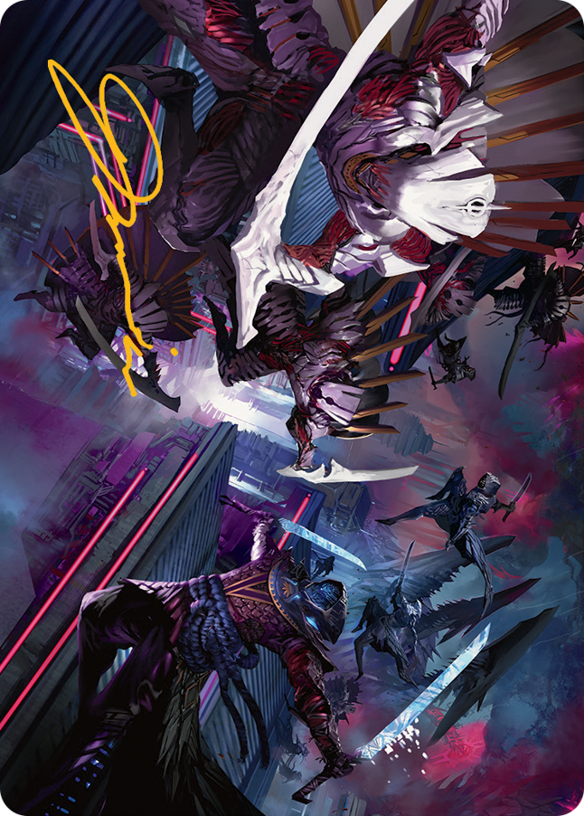 Invasion of Kamigawa Art Card (Gold-Stamped Signature) [March of the Machine Art Series] | Cards and Coasters CA