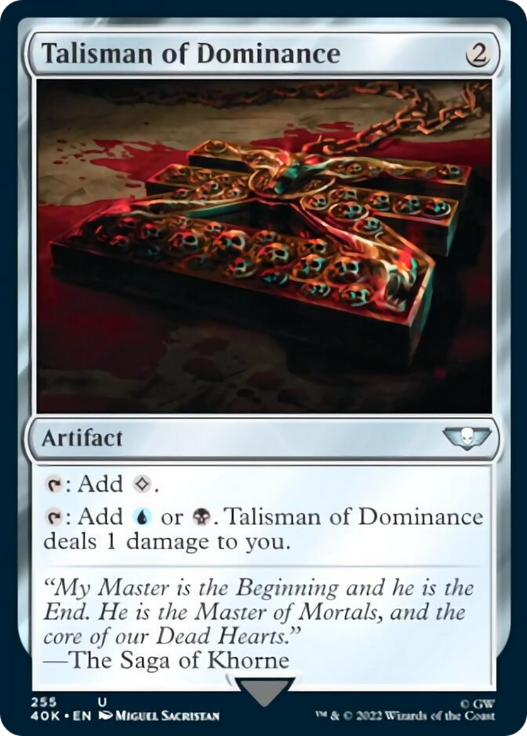 Talisman of Dominance (255) [Universes Beyond: Warhammer 40,000] | Cards and Coasters CA