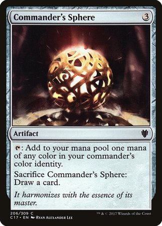 Commander's Sphere [Commander 2017] | Cards and Coasters CA