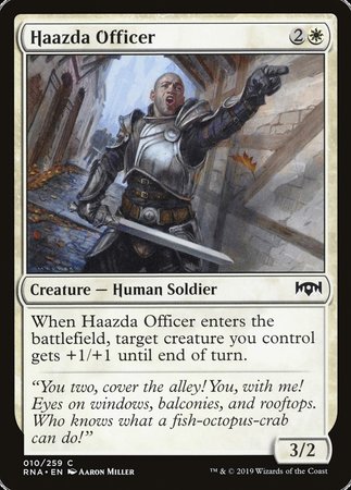 Haazda Officer [Ravnica Allegiance] | Cards and Coasters CA