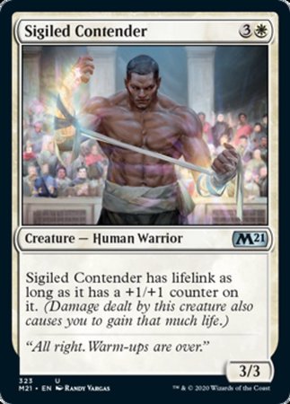 Sigiled Contender [Core Set 2021] | Cards and Coasters CA