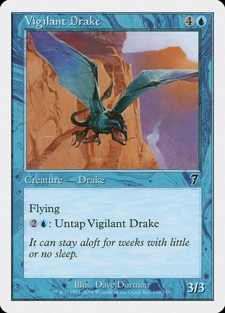 Vigilant Drake [Seventh Edition] | Cards and Coasters CA