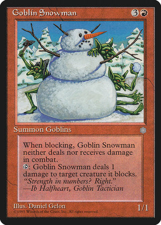 Goblin Snowman [Ice Age] | Cards and Coasters CA