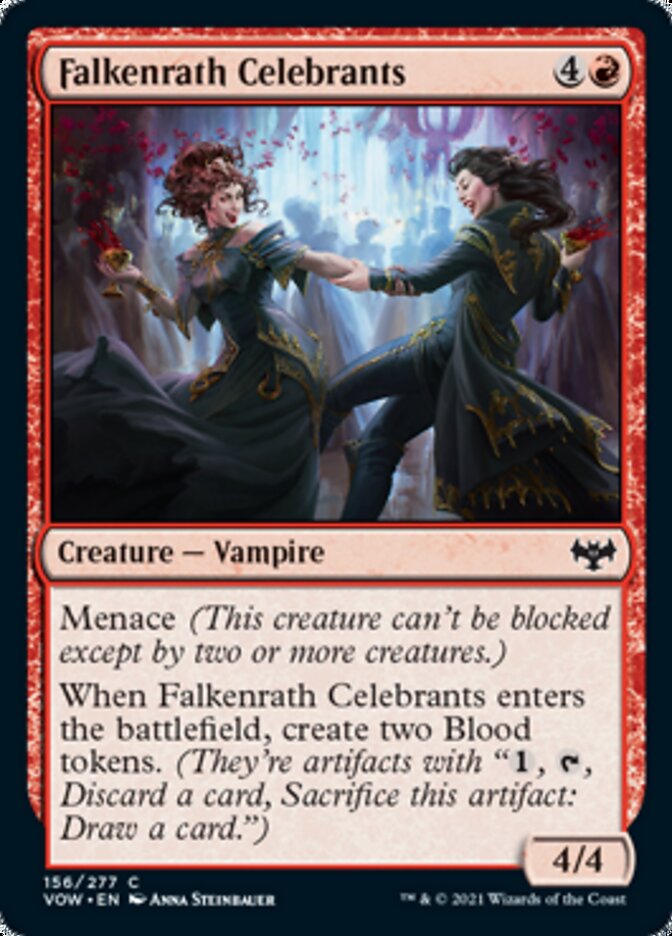 Falkenrath Celebrants [Innistrad: Crimson Vow] | Cards and Coasters CA