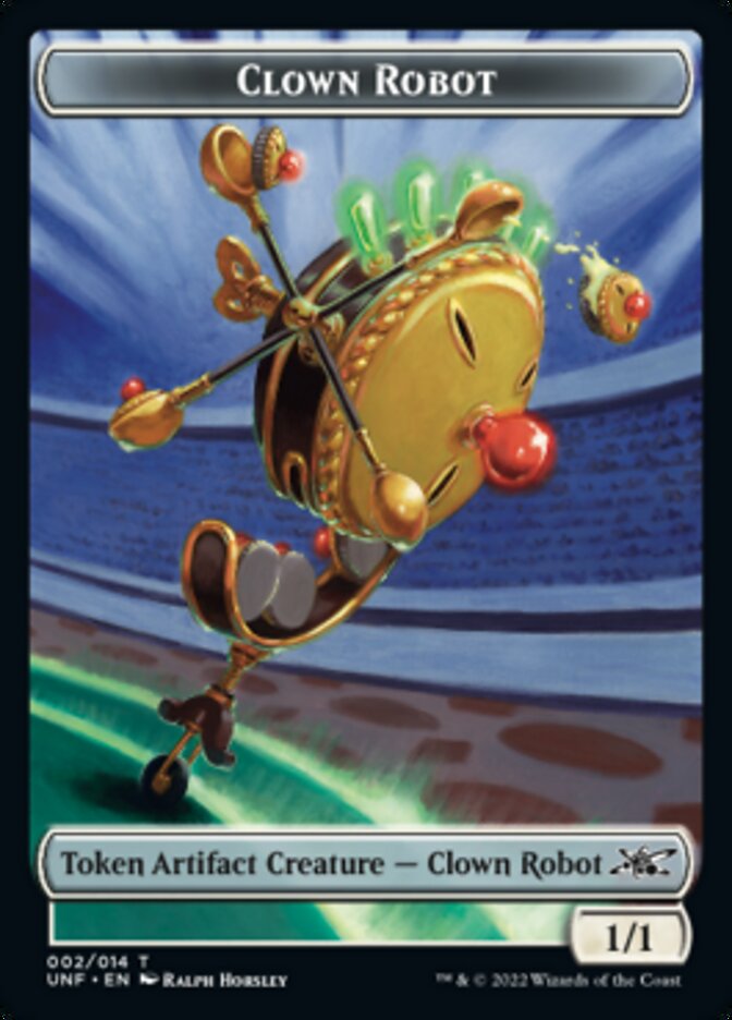 Clown Robot (002) Token [Unfinity Tokens] | Cards and Coasters CA