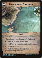 Conqueror's Galleon // Conqueror's Foothold (Buy-A-Box) [Ixalan Treasure Chest] | Cards and Coasters CA