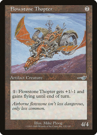 Flowstone Thopter [Nemesis] | Cards and Coasters CA