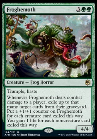 Froghemoth (Promo Pack) [Dungeons & Dragons: Adventures in the Forgotten Realms Promos] | Cards and Coasters CA