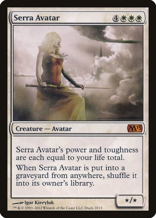 Serra Avatar [Duels of the Planeswalkers 2012 Promos ] | Cards and Coasters CA