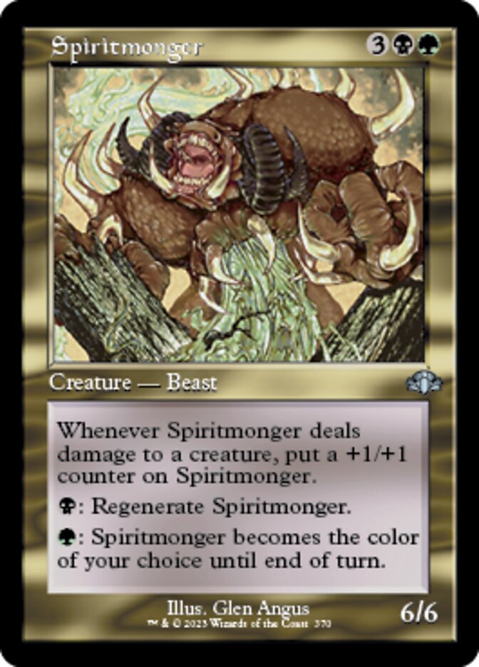 Spiritmonger (Retro) [Dominaria Remastered] | Cards and Coasters CA