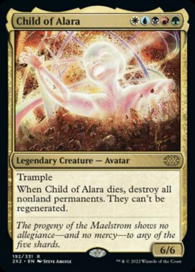 Child of Alara [Double Masters 2022] | Cards and Coasters CA
