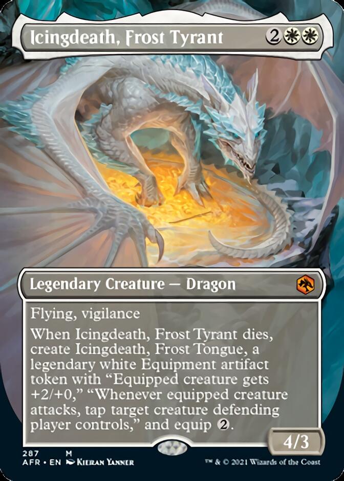 Icingdeath, Frost Tyrant (Extended) [Dungeons & Dragons: Adventures in the Forgotten Realms] | Cards and Coasters CA