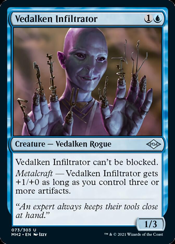 Vedalken Infiltrator [Modern Horizons 2] | Cards and Coasters CA