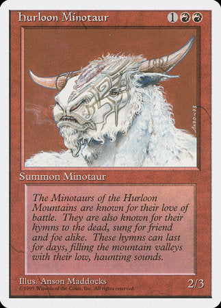 Hurloon Minotaur [Fourth Edition] | Cards and Coasters CA