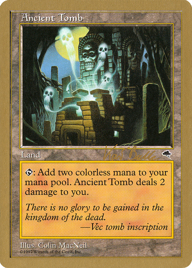 Ancient Tomb (Kai Budde) [World Championship Decks 1999] | Cards and Coasters CA