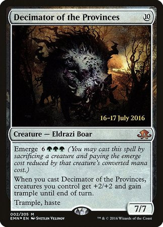 Decimator of the Provinces [Eldritch Moon Promos] | Cards and Coasters CA