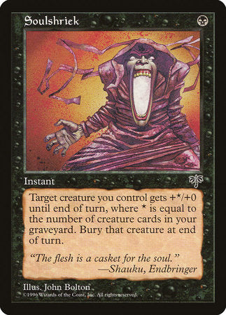 Soulshriek [Mirage] | Cards and Coasters CA