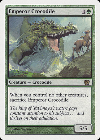 Emperor Crocodile [Eighth Edition] | Cards and Coasters CA