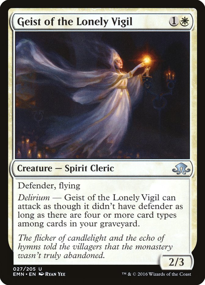 Geist of the Lonely Vigil [Eldritch Moon] | Cards and Coasters CA
