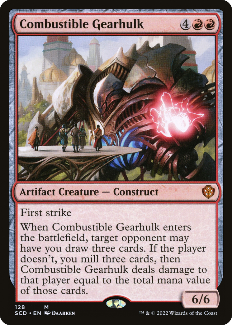 Combustible Gearhulk [Starter Commander Decks] | Cards and Coasters CA