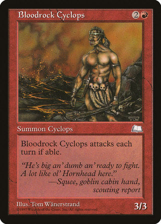 Bloodrock Cyclops [Weatherlight] | Cards and Coasters CA