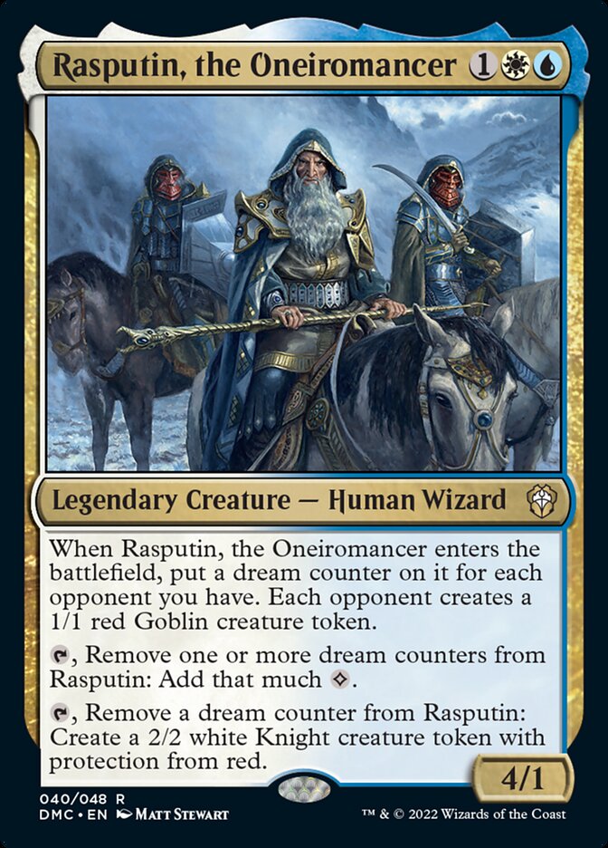 Rasputin, the Oneiromancer [Dominaria United Commander] | Cards and Coasters CA