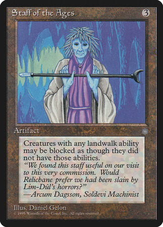 Staff of the Ages [Ice Age] | Cards and Coasters CA
