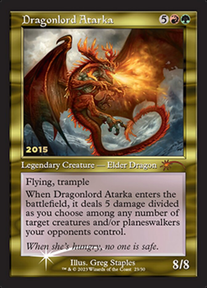 Dragonlord Atarka [30th Anniversary Promos] | Cards and Coasters CA