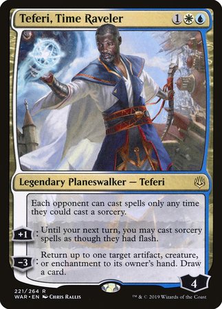 Teferi, Time Raveler [War of the Spark] | Cards and Coasters CA