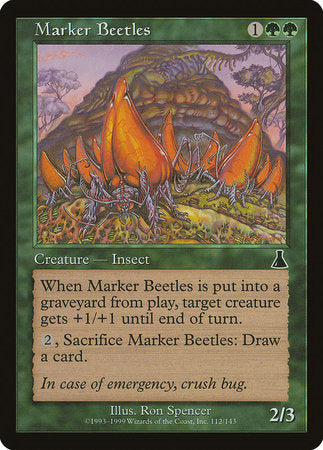 Marker Beetles [Urza's Destiny] | Cards and Coasters CA